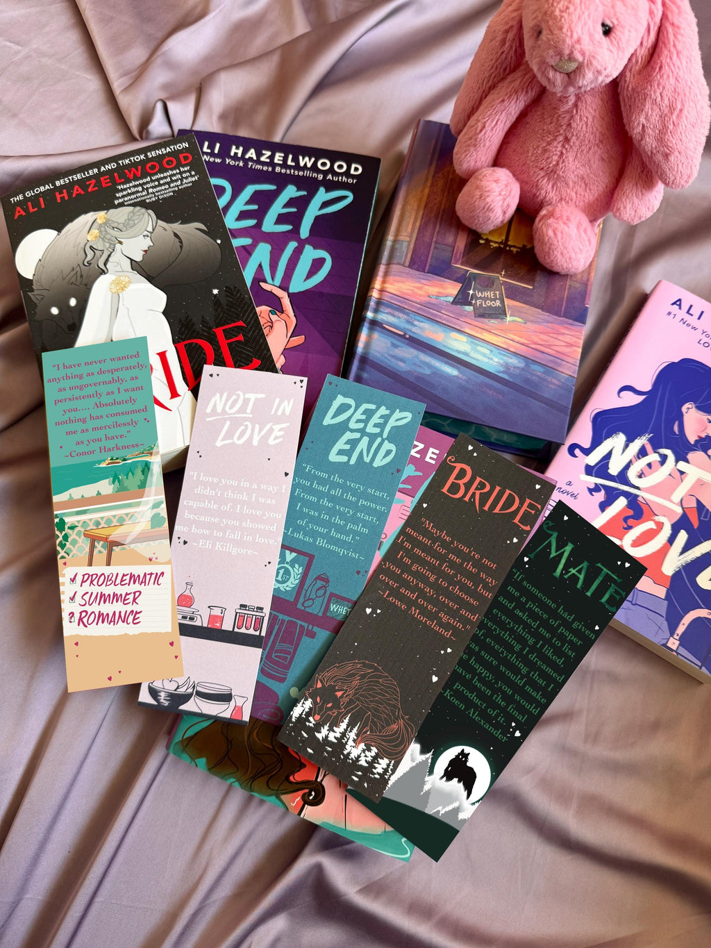 The Ali Hazelwood Bookmark Collection