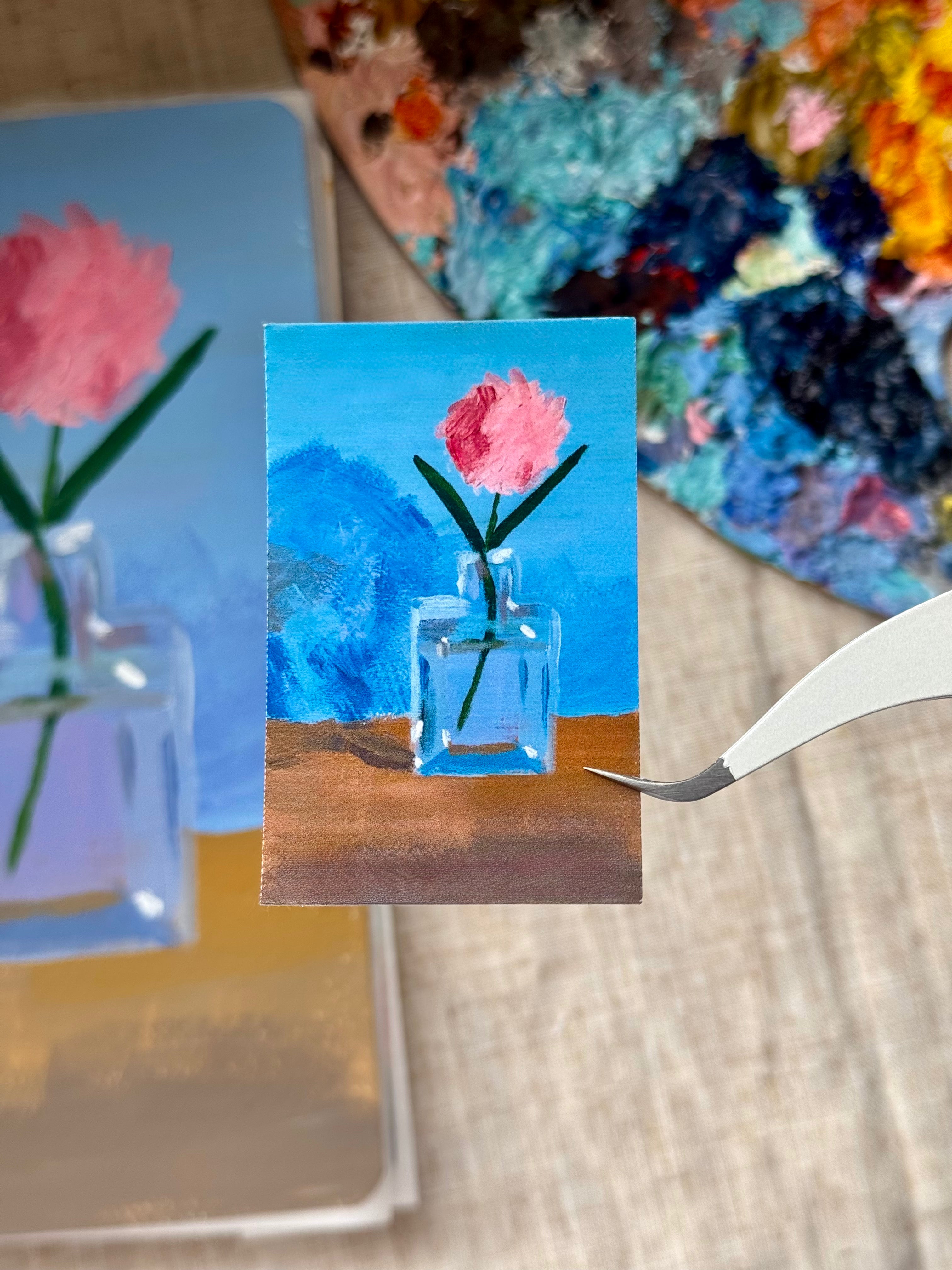 Flower in a Vase Sticker