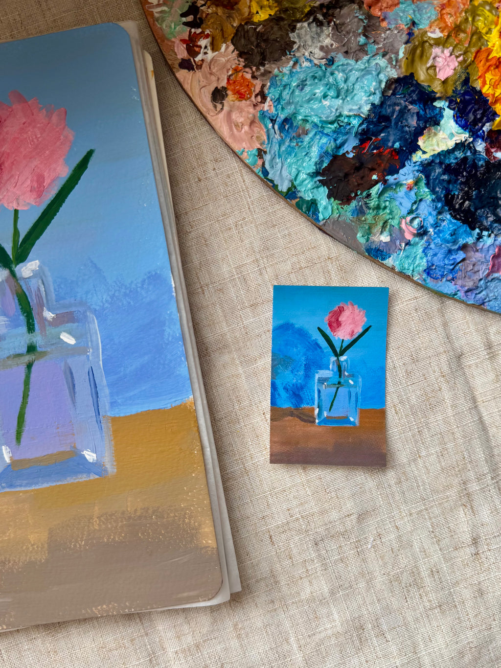 Flower in a Vase Sticker