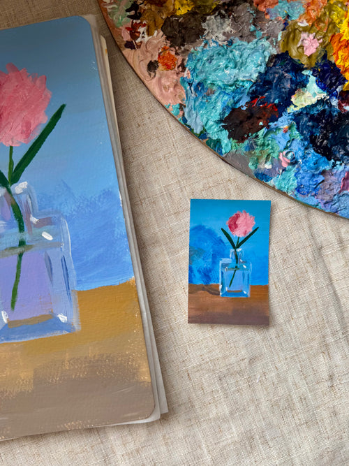 Flower in a Vase Sticker