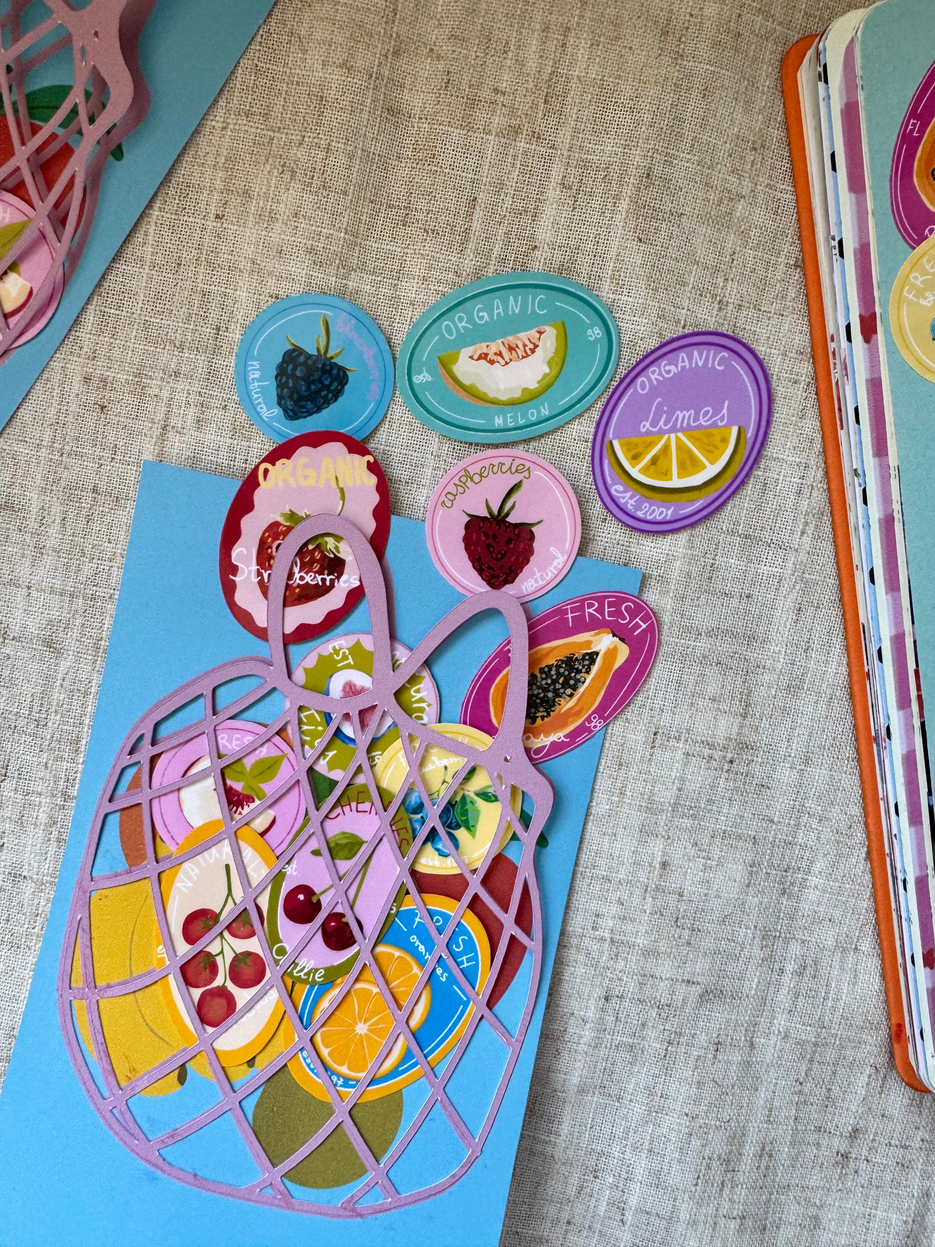 Fruit Label Sticker Pack