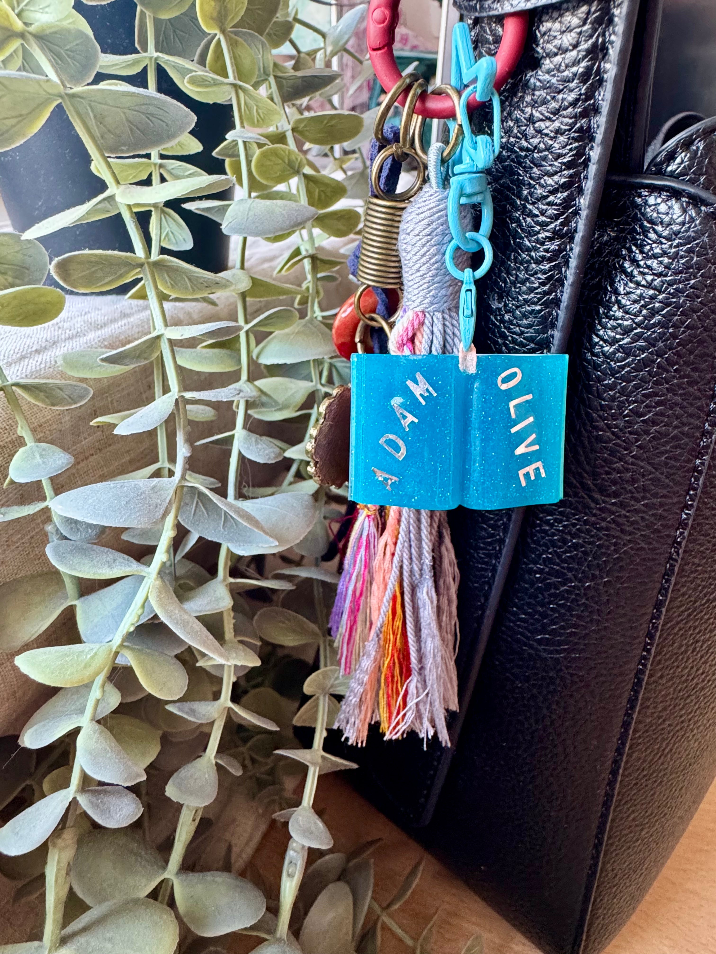 Custom Book Keychain