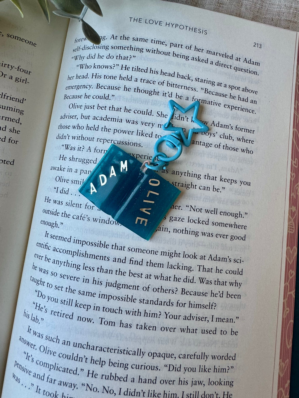 Custom Book Keychain