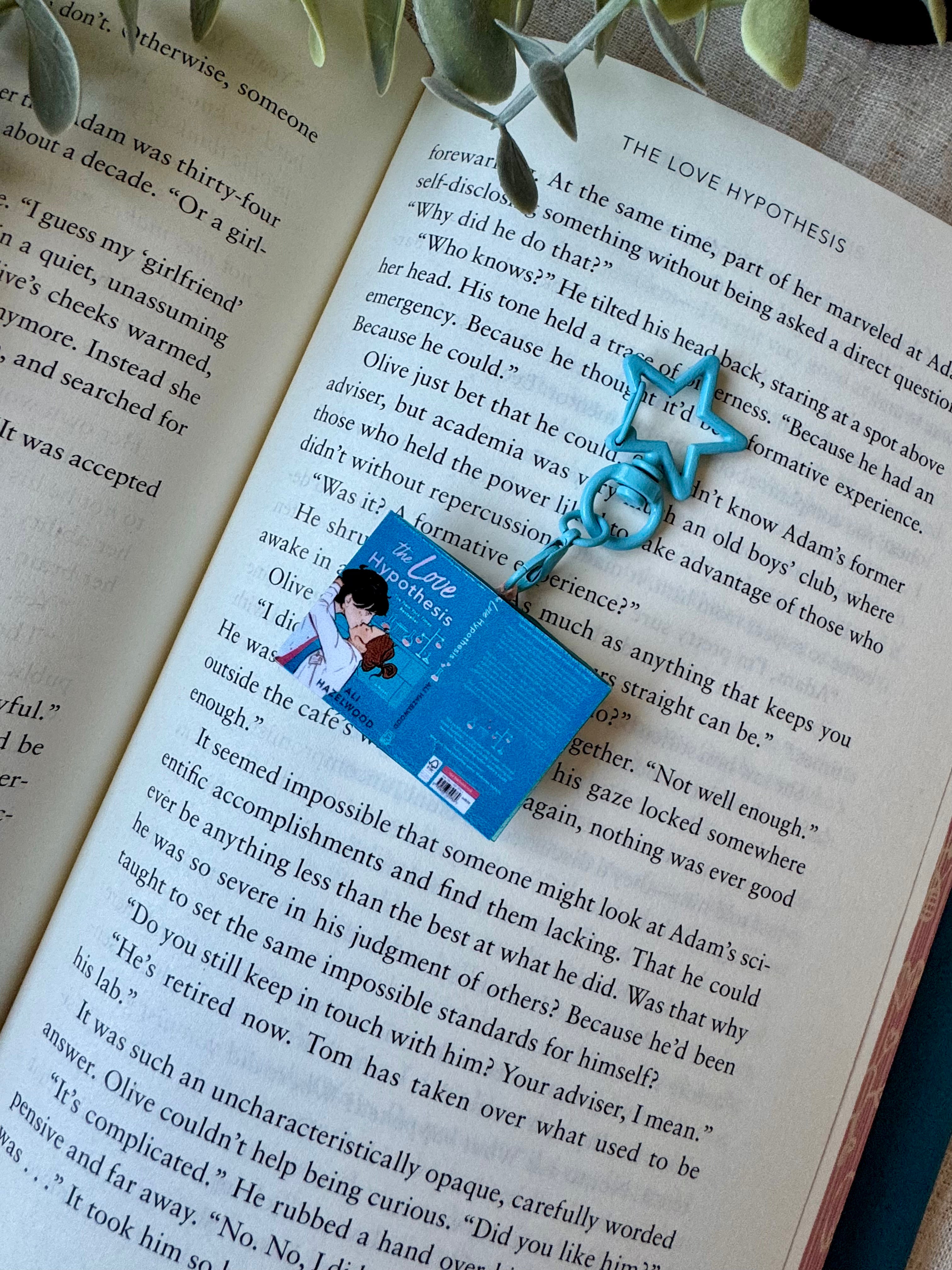 Custom Book Keychain