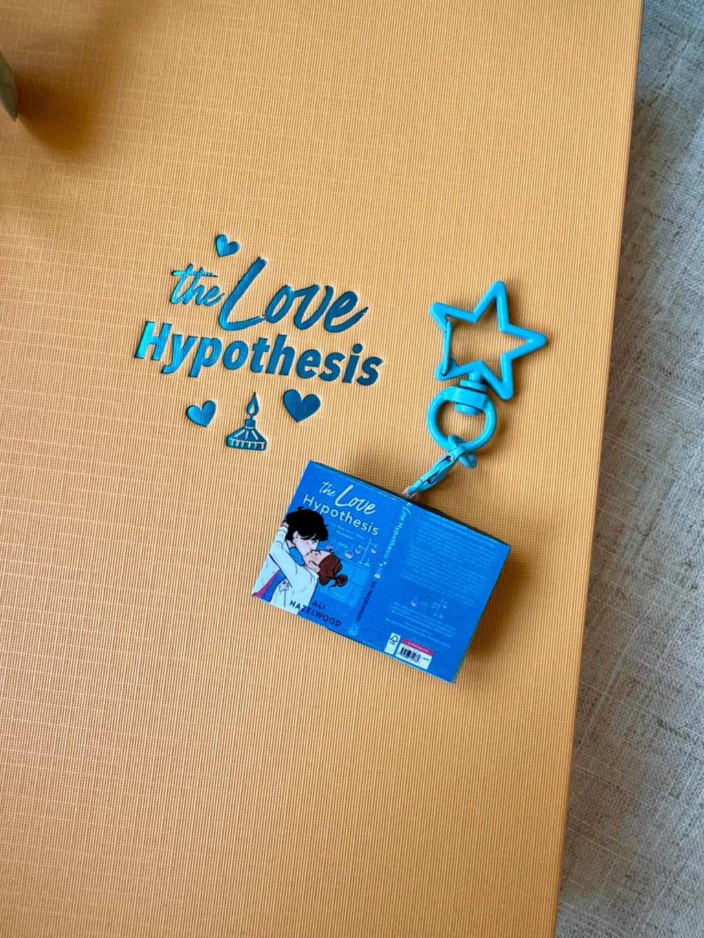 Custom Book Keychain