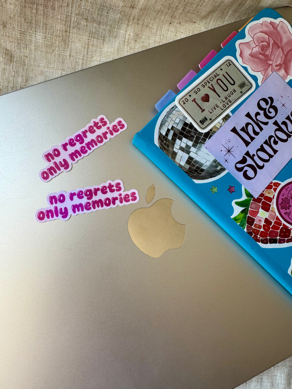 No Regrets Sticker