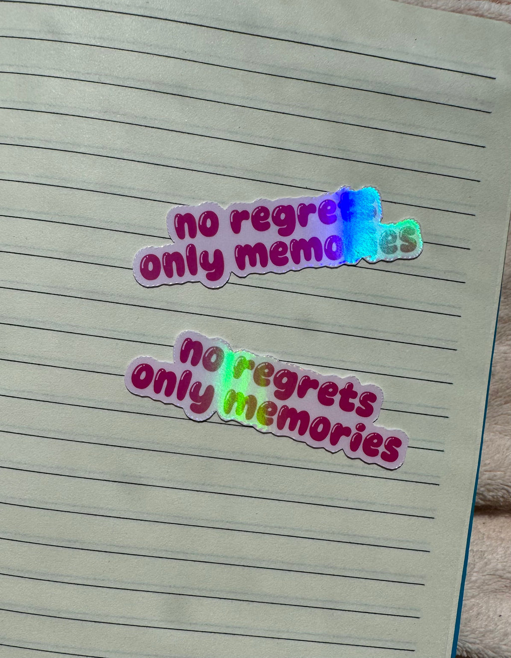 No Regrets Sticker