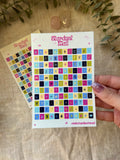 Letters Sticker Sheet