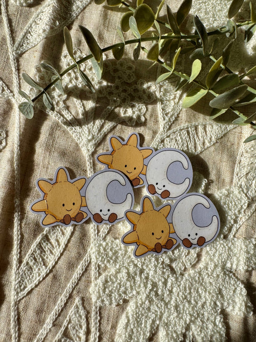 Sun and Moon Sticker