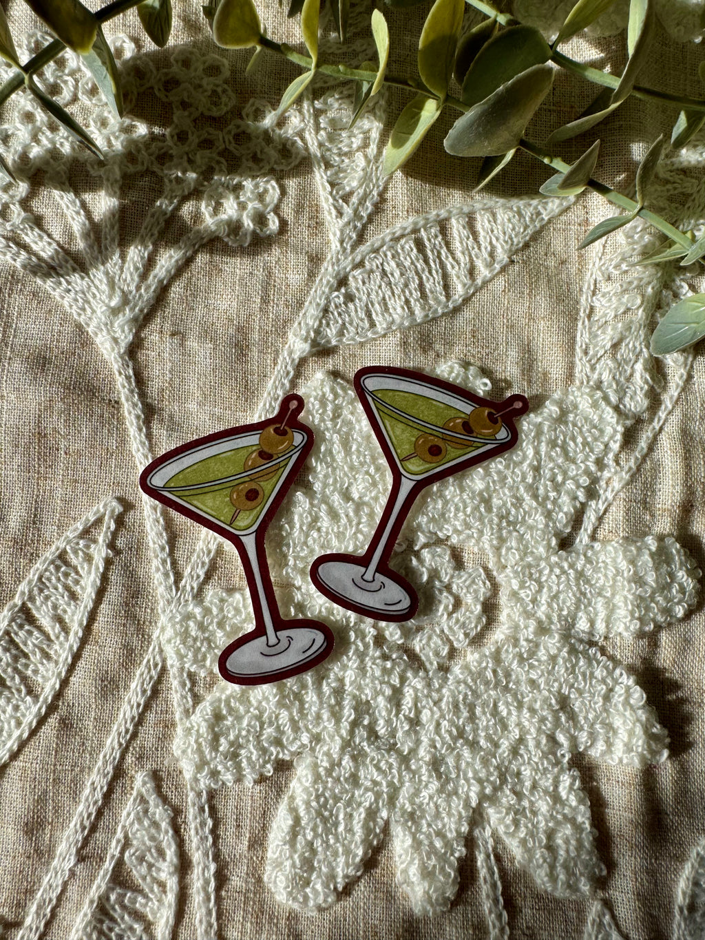 Martini Glass Sticker