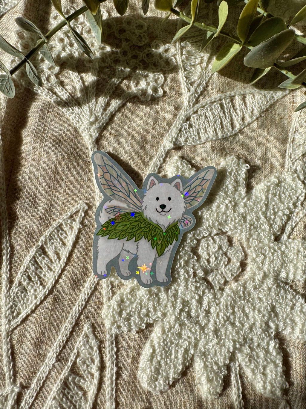 Dog Fairy Sticker