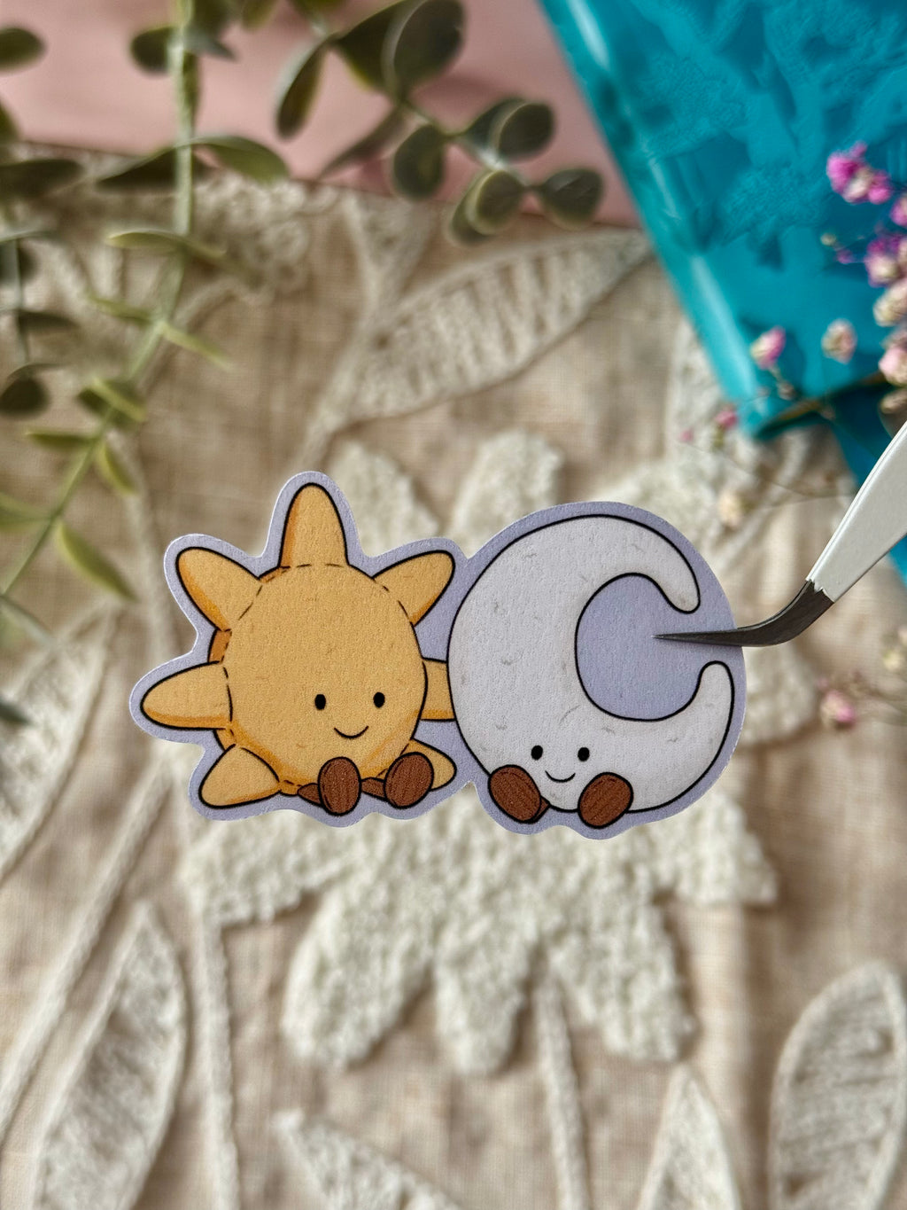 Sun and Moon Sticker