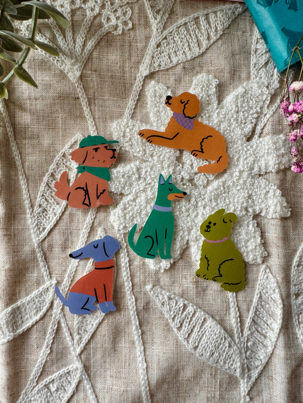 Colourful Dogs Sticker pack