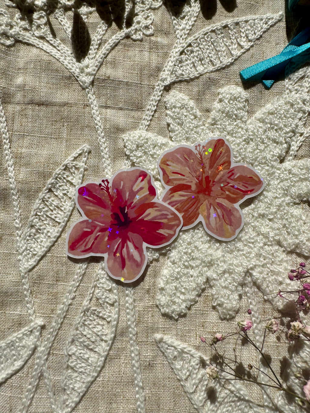 Hibiscus Flowers Sticker Pack