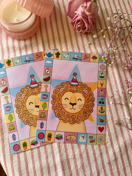 Lucky Lion Art Print