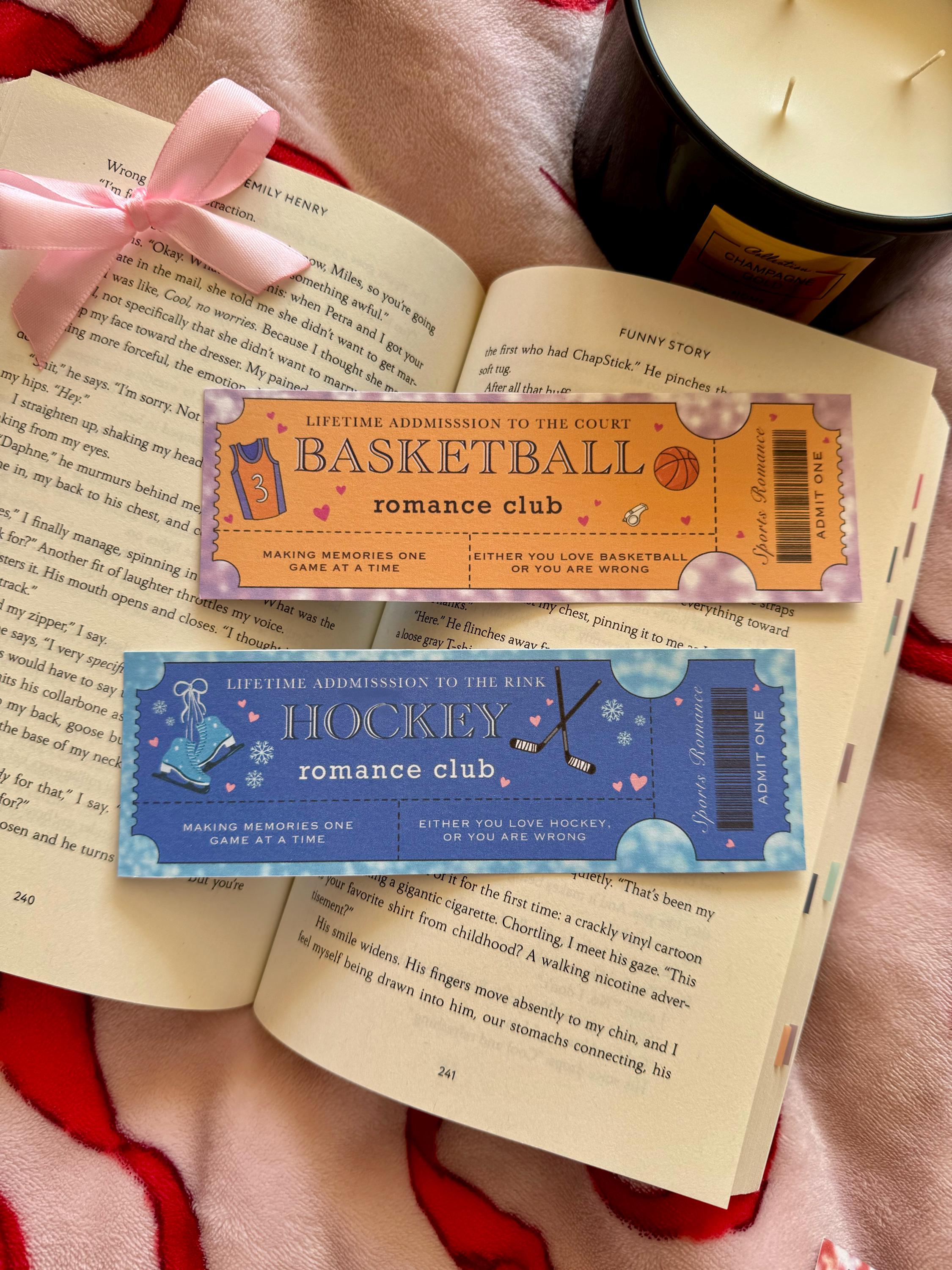 The Sports Romance Bookmark Collection